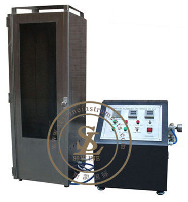 ASTM D6413 Vertikal Flammability Tester Untuk Uji Extend Propagation Flame