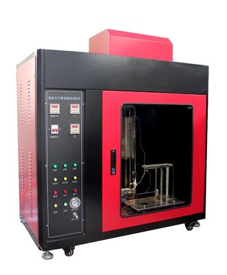 Penguji Flammability Horizontal dan Vertikal Plastic Foam dengan MCU Control