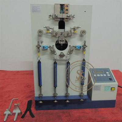 Peralatan pengujian sepatu profesional BS3084 Zipper Reciprocating Fatigue Tester