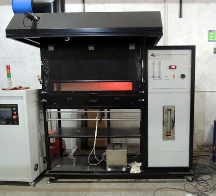 Bahan Bangunan Tes Flammability Flux Radiant Kritis Peralatan pengujian Flammability