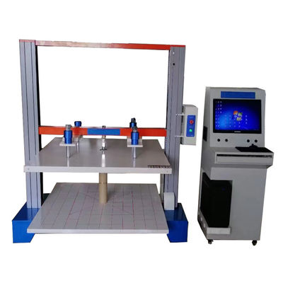 Mesin pengujian kompresi kotak 70KN PLC / Kontrol komputer