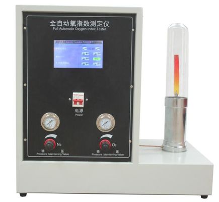 Tester Indeks Oksigen Otomatis Cerdas ASTM D 2863 ISO 4589-2 ISO 4589-3 NES 714 NES 715