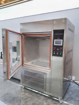 Iec 60529 Stainless Steel Envirotronics Chamber Bebas Debu Peledakan Pasir Dan Bubuk
