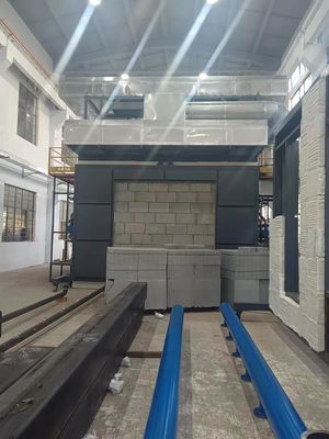 BS EN 1365 Tungku pengujian ketahanan api vertikal untuk dinding bagian bantalan non-bearing