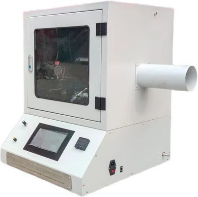 ISO 340 /AS1334.10 Kamar Uji Pembakaran Vertikal Tali Pengangkut dengan panjang 20cm tabung ventilasi dengan diameter 10cm