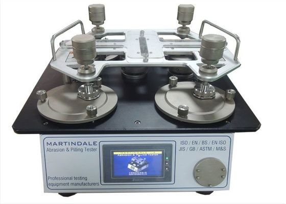 ISO 12945-2 ASTM D4966 Peralatan pengujian tekstil Martindale Abrasion And Pilling Tester
